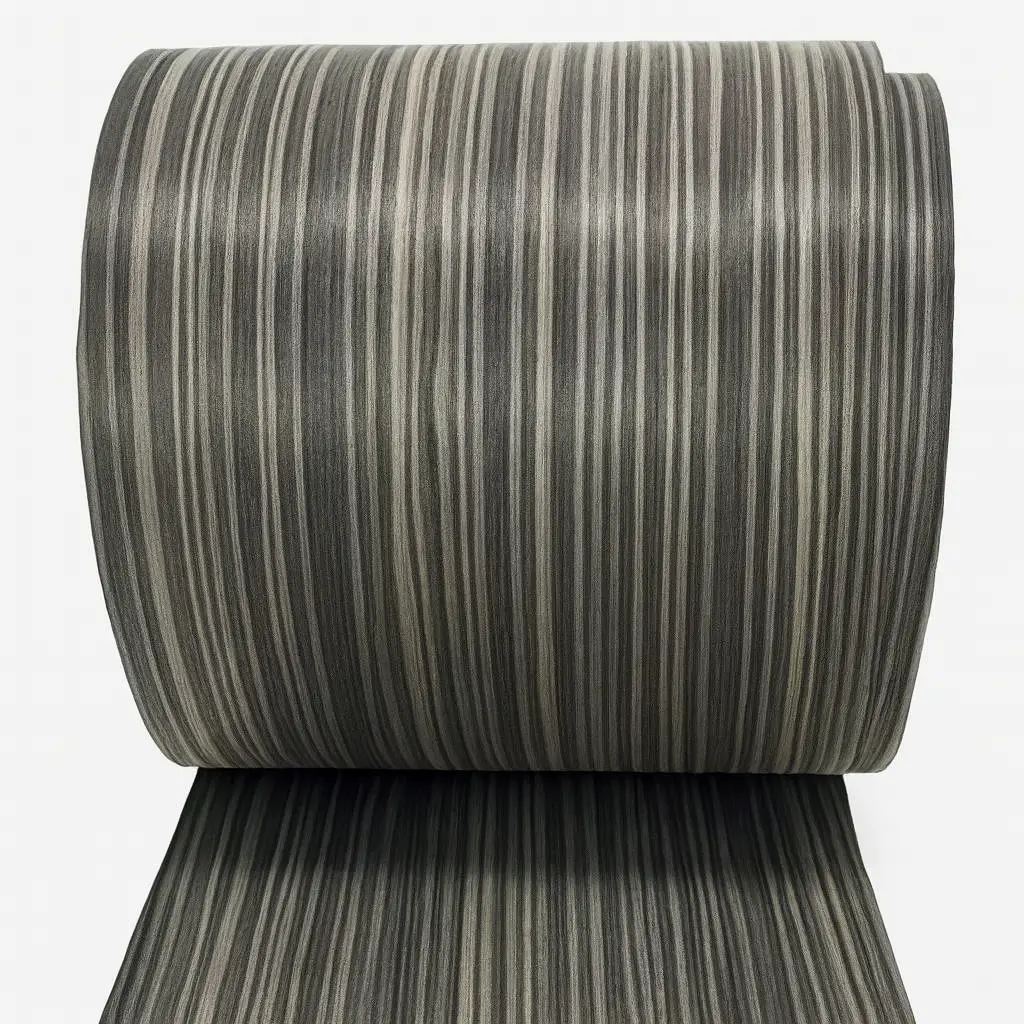 Chapa de Madera Ebano Rayado Reconstituida 21x50cm