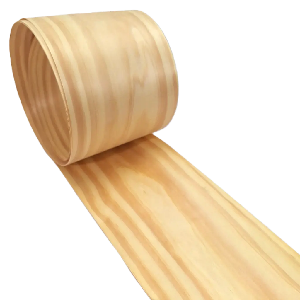 Chapa de Madera Natural Pino Común 18x255cm AnchoxLargo Espesor 0,7mm