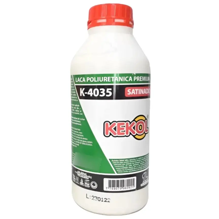 Laca Poliuretanica Base Acuosa Carpinteria Kekol K-4035 1l