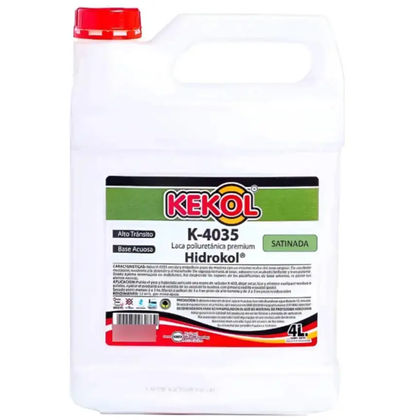 Laca Poliuretanica Base Acuosa Kekol K-4035 10l Carpinteria