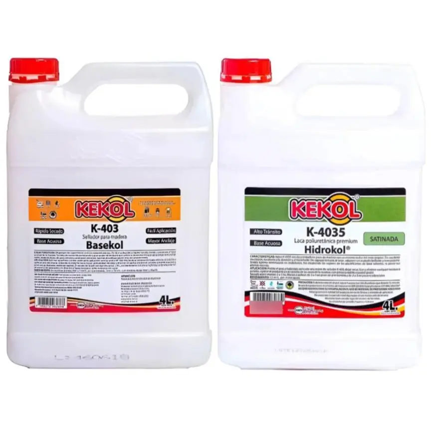 Combo 4l Kekol Sellador K-403 4l Laca Premium K-4035 Kekol
