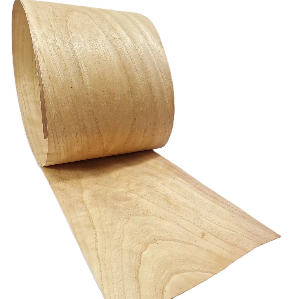Chapa de Madera Natural Kiri Ancho 15cm Largo 220cm Espesor 0,7mm