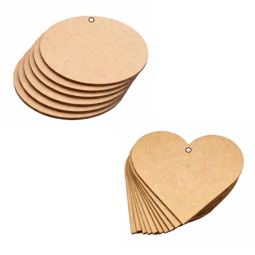  10 Bases Circulo 35cm Diametro Madera Fibrofacil Mdf Tortas