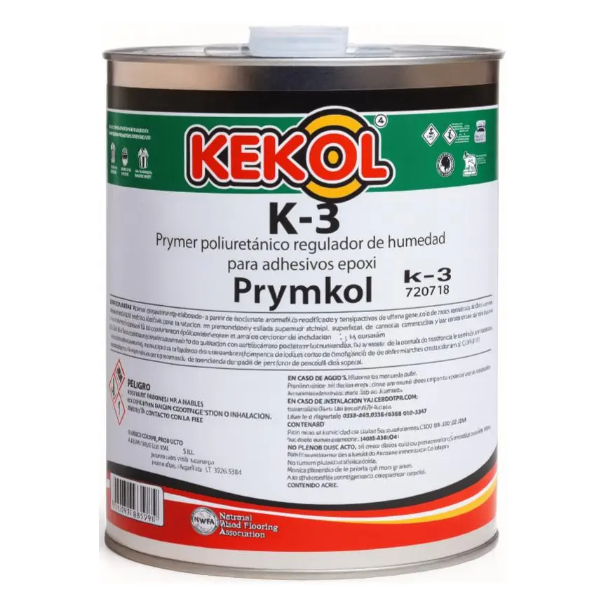 Primer Poliuretanico Kekol K-3 4l Para Carpetas Cementicas