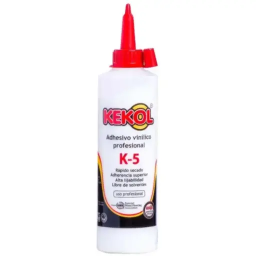 [K-5-1KG-COLAVINIL] Cola Vinílica K-5 1kg Secado Rápido Kekol