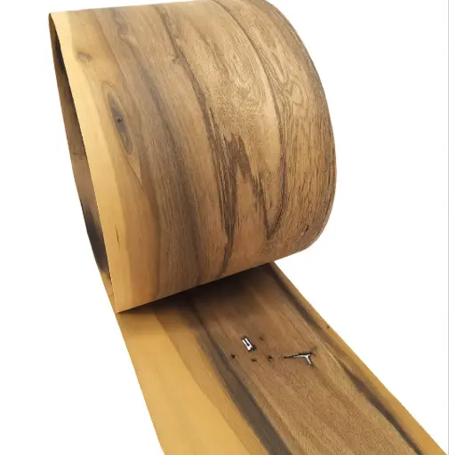 [CHA10-15GUAYU-M] Chapa de Madera Natural Guayubira 14x262cm AnchoxLargo Espesor 0,7mm